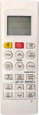 RESORB RE 36P LG Compatible for LG Air conditioner Remote Controller(White)
