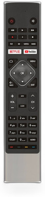 HDF Compatible for Haier LCD LED Smart TV (SASUI LED-ALL) with Non Voice Haier Smart 4K Android LED TV Remote Controller(Gold Black)