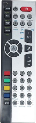Xpecial URC27 3 in 1 VC80 Remote Compatible for VIDEOCON D2H SET-TOP BOX / LED Remote Controller(White)