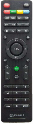 ditec Remote Compatible with Mircomax LED/LCD TV Micromax Remote Controller(Black)