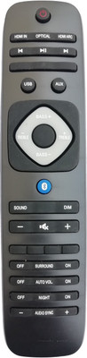 OG Remote for Multimedia System Home Theater Compatible with PHILIPS HOME THEATER Remote Controller(Black)