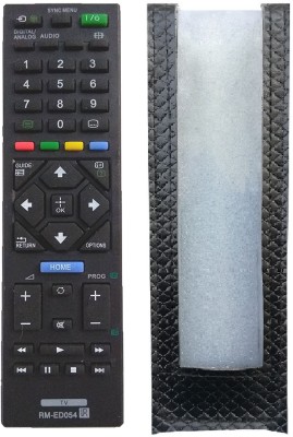 LipiWorld Remote With Cover RM-ED054 LED LCD TV Remote Compatible For  Sony Bravia TV Remote Controller(Black)