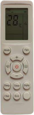 Sugnesh ® Re- 247 Remote Compatible for Daikin Ac remote control (Macthing with Old Remote,same Remote will Only work) Remote Controller(White)