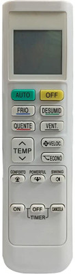 7SEVEN ARC480A1 Compatible AC 214 Remote for DAIKIN Air conditione Model 214 suitable for Split and window AC, Exactly match each key of remote DAIKIN AC Remote Controller(White)