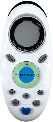Marman Compatible with Onida AC Remote Control Model 143 Suitable For Split & Window AC - Match Keys with Existing Onida Air Conditioner Remote Controller(White)