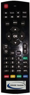 Kishore Traders Compatible Remote Control For iConic Led Lcd Tv iconic, Noble Skiodo Led Tv Remote Controller(Black)