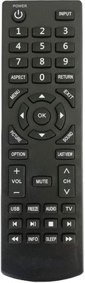 J.K. WEBSHOP Remote Control Compatible for  LCD / LED TV Sanyo Remote Controller(Black)
