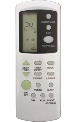 LipiWorld 210G AC Remote Control (Compatible - Godrej Split/Window AC Old Remote Exactly Same Remote Will Only Work) Compatible For Godrej AC Remote Controller(Grey)