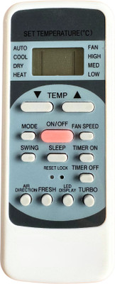 MechFox Air Conditioner Remote Compatible with AC Remote Control | AC-12 | VOLTAS/BLUESTAR Remote Controller(White)