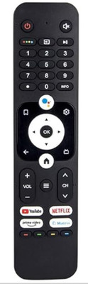 Audus  LED Smart TV 4A Remote Compatible for 32 inch 43 inch 55 inch LED Remote Haier Remote Controller(Black)