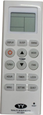 Tke  AC Remote YY-186B Lloyd Remote Controller(Black)
