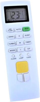 NixGlobal 188-1 GR-EE AC Remote Compatible with GREE 1 / 1.5 / 2 TON AC Remote Controller(White)