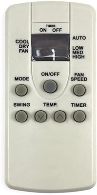 V4 Gadgets Compatible for Carrier Ac Remote Original Model 167 Suitable for Split and Window Air Conditioner of 1 1.5 2 Ton Carrier ac Remote Controller(White)