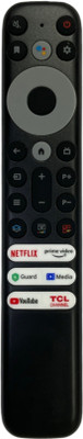 NixGlobal RC902V with Voice Control Function Remote Compatible with TCL 4K ANDROID SMART LED LCD TV Remote Controller(Black)