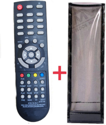 Ethex C-22 New TvR-105 Remote With cover Remote Controller(Black)