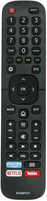 Akshita TV EN2BP27V fit for Pixelight 4K Smart LED TV Remote Control ( Chake Image With Old Remote ) VU Remote Controller(Black)