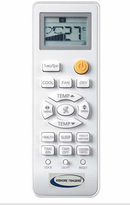 Kishore Traders Compatible Remote Control For  With turbo / quiet-Cool FanDry Function Haier Ac Remote Controller(White)