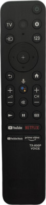 NixGlobal TX-800P Remote with Voice Control Function Compatible with SONY BRAVIA 8K 4K ANDROID SMART OLED LED LCD TV Remote Controller(Black)