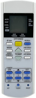 7SEVEN Compatible for Panasonic AC Remote Original 29A Model 1 1.5 2 Ton Split or Window Air Conditioner Panasonic AC Remote Controller(White)
