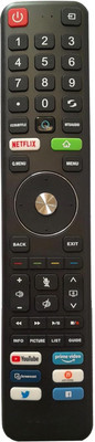 Kritex Compatible with Toshiba Smart LED TV Remote, TSB-04BF,Voice Remote Controller(Black)