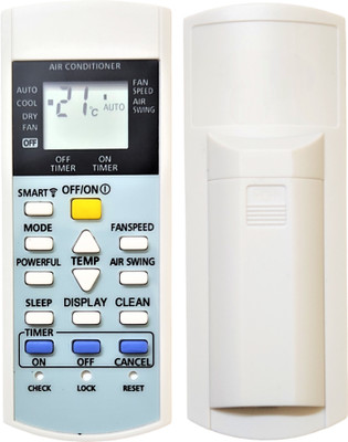 ERNIL AC Remote Compatible For Inverter Panasonic AC With Smart WiFi Button(Please Match Old Remote With Given Image) Remote Controller(Ivory)