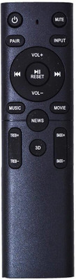 RESORB HT 110 Remote Compatible Control for Boat Soundbar & Home Theater System Compatibility: Compatible with Boat Home Theatre Sound Bar. Remote Controller(Black)