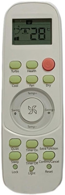 mumax Compatible/Replacement AC Remote Control (AC Remote No. HEIR-194) Haier Remote Controller(White)