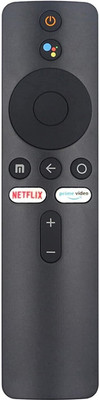 X88 Pro Bluetooth Voice Remote Compatible for Mi TV Remote Netflix Prime Video Hot Keys Smart TV Remote Control MI, Android TV, Mi 4k Android box, Smart TV,android 4k Smart TV MI Remote Controller(Black)