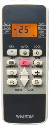 Harsh Enterprises AC-220 Compatible for Hitachi inverter AC remote with Backlight control Inverter Split / Window Air Conditioner with Battery Harsh Enterprises Remote Controller(White, Black) Harsh Enterprises AC-220 Compatible for Hitachi inverter AC remote with Backlight control Inverter Split / Window Air Conditioner with Battery Harsh Enterprises Remote Controller(White, Black)