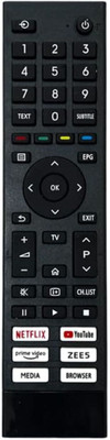 J.K. WEBSHOP Remote Control Compatible For Toshiba Smart LED TV (Non Voice) (EXACTLY SAME REMOTE WILL ONLY WORK) Remote Controller(Black)