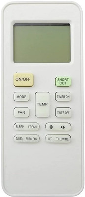 BhalTech 142 AC Remote Control (SHORT CUT) Compatible For  Electrolux AC Remote Controller(Grey)