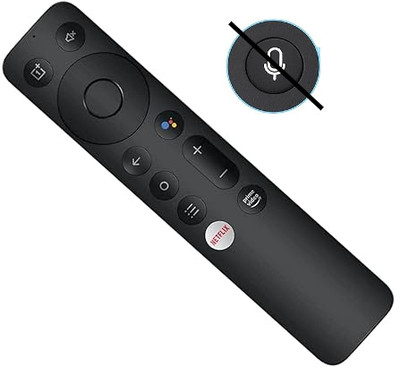 QIBOX Smart LED/LCD TV remote Original Remote for smart hot key for LED/LCD/HD TV ONEPLUS TV Remote Controller(Without voice/Mic (Black))
