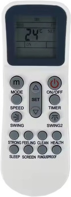 SAYENY A/C Remote Control Digital LED Display for LLOYD AC Remote Compatible For Lloydd Ac Remote/Lloyd Split Ac Remote/Lloyd Window Ac Remote (Model AC133-VE-125), White Remote Controller(White)