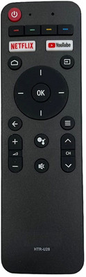 J.K. WEBSHOP Non-Voice Remote Compatible with HAIER Smart LED TV Model NO:HTR-U28 Haier Remote Controller(Black)