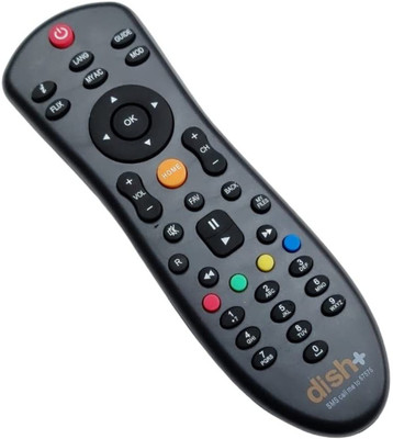 ERHIndia Compatible and Suitable Remote for Dish tv Set top Box tv Remote Dish+14 Remote Controller(Black)