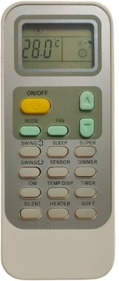 LUNAGARIYA AC Remote No.130, Compatible with  AC Remote Control HISENSE Remote Controller(White)