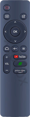 Xeovox Infinix 32s3u smart android google led tv remote s3u pro infinix Y1 Remote Controller(Black)