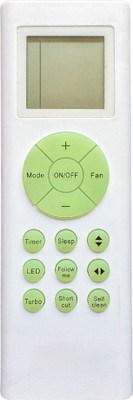 MechFox AC Remote Control Compatible Split/Window Air Conditioner | Model No. AC-201A | Bluestar (Supports Shortcut Function) Remote Controller(White)