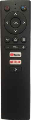 LipiWorld Led Smart tv Remote Control with Function Netflix YouTube (Without Voice) Compatible For MARQ Tv Remote Controller(Black)