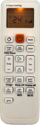 SHIELDGUARD AC Remote Control 90A Compatible for AC Samsung Remote Controller(White)
