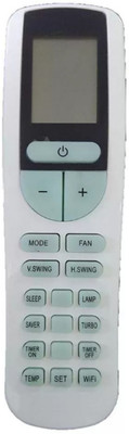 Ethex ® Re-133B Ac Remote compatible for Voltas Ac (wife Button) (Match all functions with your Remote before placing order) ( check all images) Remote Controller(White)
