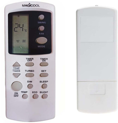 2fortheroad 222028 Airconditioner  AC Remote(compare keys with old remote) Whirlpool Magicool Remote Controller(White)