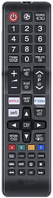 sumraj Samsung smart tv remote with all Samsung tv Remote Controller(Black)