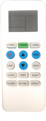 LipiWorld 223A AC Remote Control ( Old Remote Exactly Same Remote Will Only Work ) Compatible For Godrej AC Remote Controller(Grey)