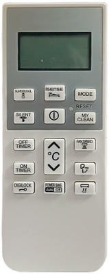 7SEVEN Compatible AC Remote for Hitachi Split AC and window Air Conditioner Model 168 , Exact Match with Original remote No Pairing AC Remote Remote Controller(White)