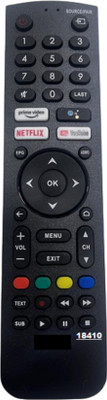 Akshita __18410__ Smart LED Tv Remote Control Without Voice BPL Led TV Remote Controller(Black)