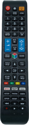 NixGlobal URC117 FOOTBALL FUNCTION Remote Compatible with SAMSUNG 4K SMART LED LCD TV Remote Controller(Black)