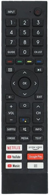 RESORB LED 671 Smart Tv Remote Compatible for Hisense Compatible with Hisense LCD LED OLED QLED UHD SMART 4K ANDROID TV Remote Controller(Black)