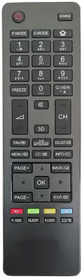 NixGlobal HTR-A18H SMART Remote Compatible with HAIER 4K SMART ANDROID LED LCD TV Remote Controller(Black)