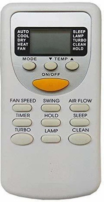 Audus  Remote Control Universal Compatible for Lloyd Window and Split Air Conditioner Lloyd AC Remote Controller(Black)
